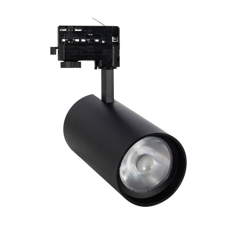 Produit de Spot LED sur Rail Triphasé 40W d'Angelo CCT PHILIPS Xitanium 15-36º Noir