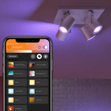 Produkt od Stropní LED Svítidlo White Color 4x6W PHILIPS Hue Argenta