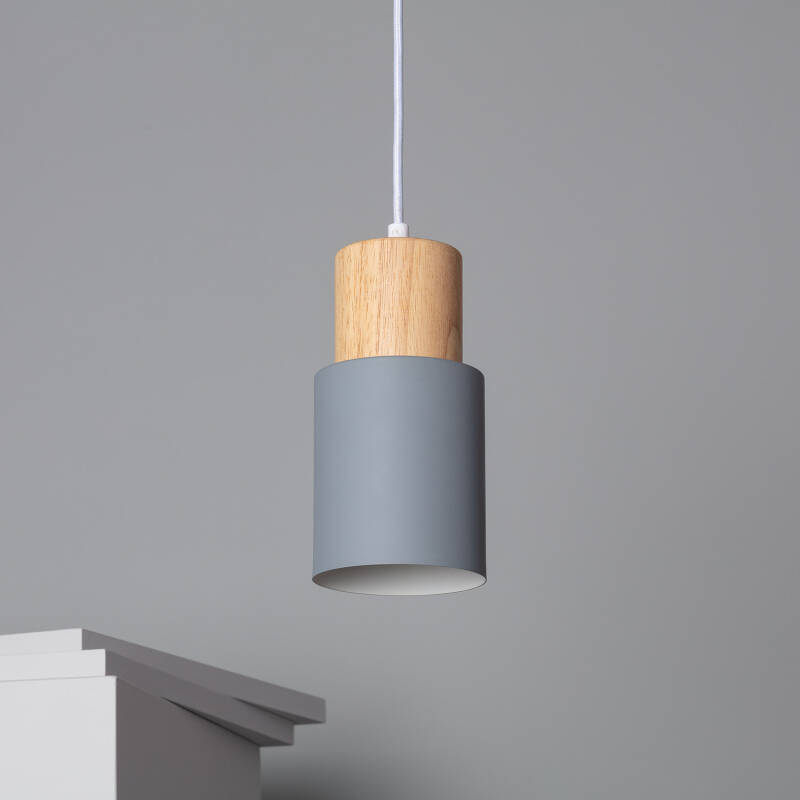 Product van Hanglamp Metaal en Hout  Kidonge