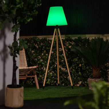 Product van Staande Lamp Outdoor Metaal RGB Solar met accu USB Oplaadbaar Kefre 