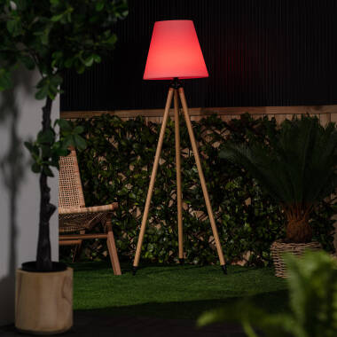 Product van Staande Lamp Outdoor Metaal RGB Solar met accu USB Oplaadbaar Kefre 