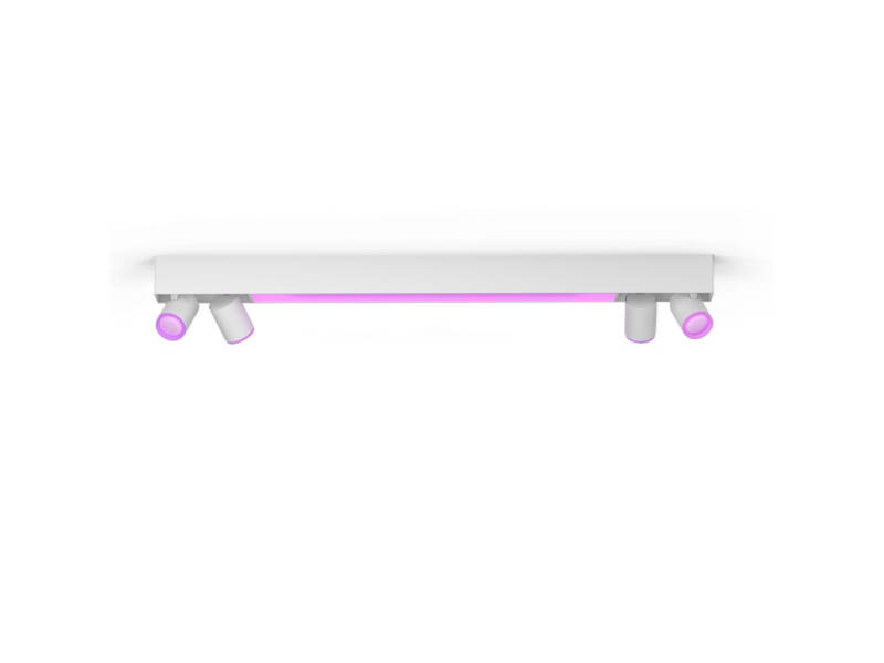 Produit de Plafonnier LED White Color Centris GU10 4x5.7W PHILIPS Hue 