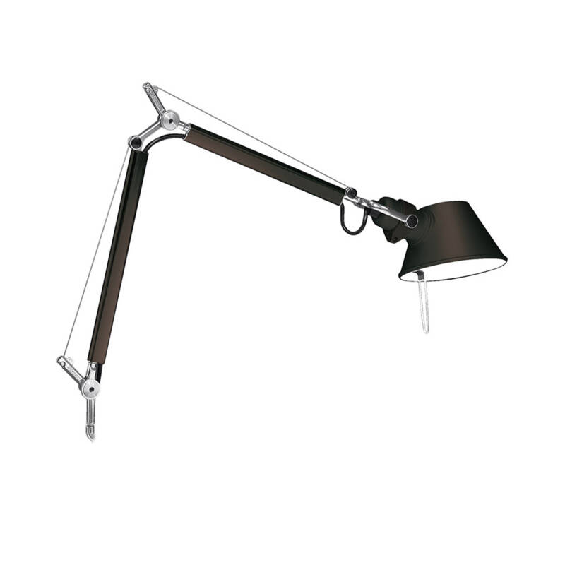 Product van Tafellamp Tolomeo Micro met Glanzend Witte Klem ARTEMIDE