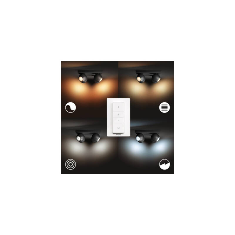 Produkt von Deckenleuchte White Ambiance 4 Strahler GU10 PHILIPS Hue Buckram