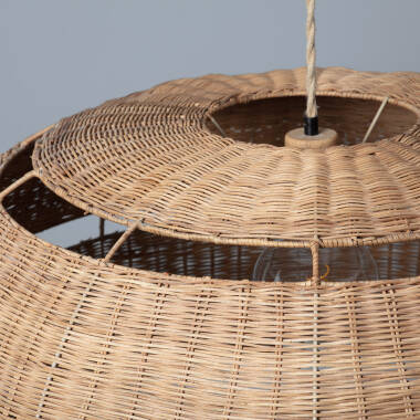 Product of Bulang Oblate Rattan Pendant Lamp ILUZZIA Ø800 mm 