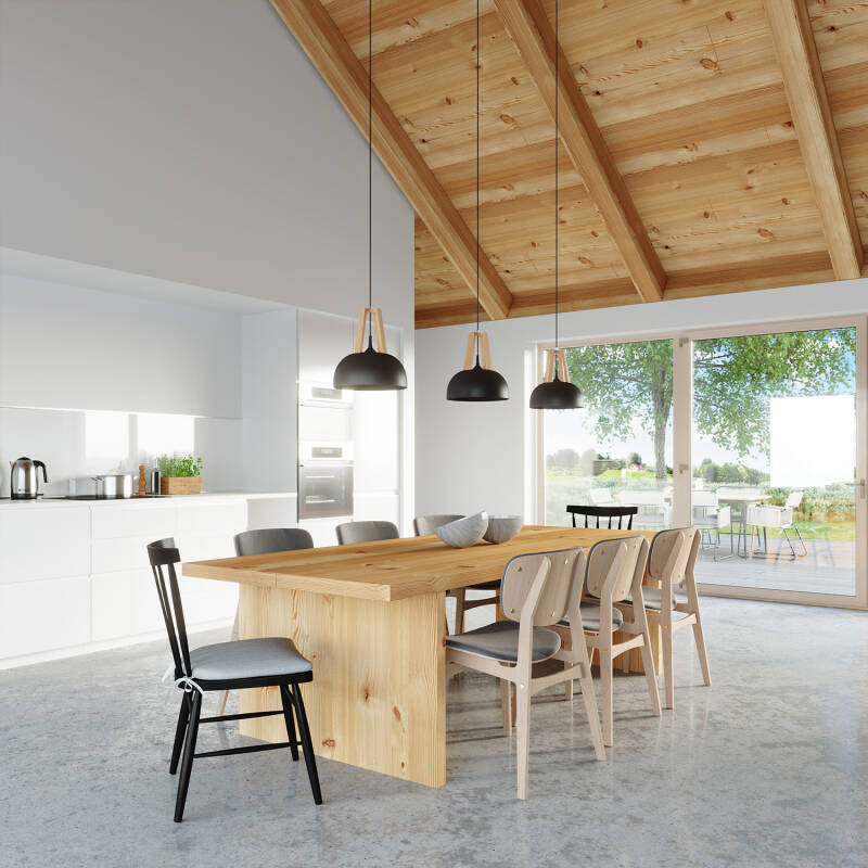 Produit de Suspension Bois Naturel Casco SOLLUX