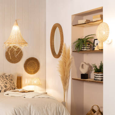 Product of Salmor Rattan Table Lamp  