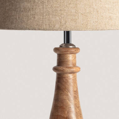 Produkt von Tischlampe aus Holz Dinka ILUZZIA