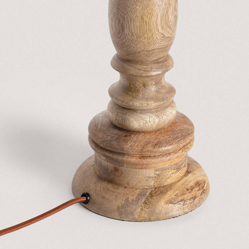 Produkt von Tischlampe aus Holz Dinka ILUZZIA