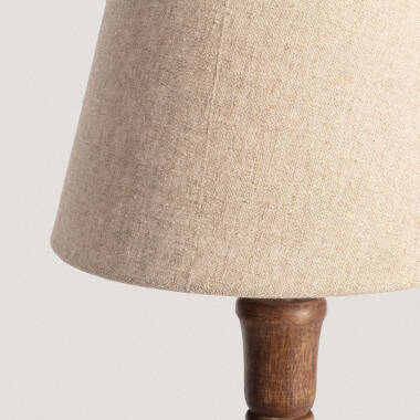 Produit de Lampe à Poser en bois Anand ILUZZIA