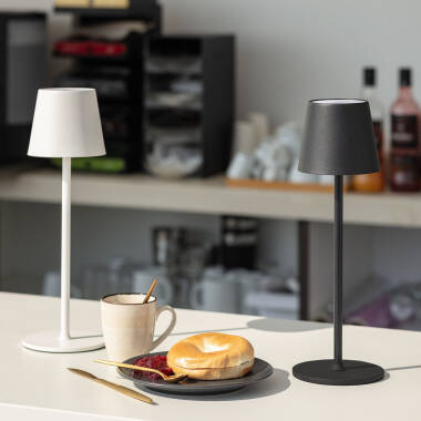 Prodotto da Lampada da Tavolo LED 3W Portatile in Metallo con Batteria Ricaricabile USB Anisa 