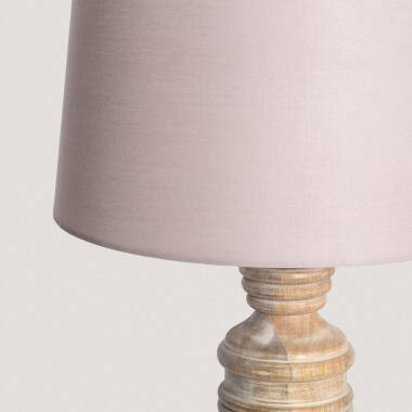 Product of Hausa Wooden Table Lamp ILUZZIA 