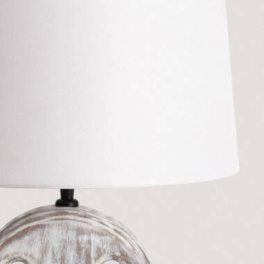 Product of Chandra Wooden Table Lamp ILUZZIA 