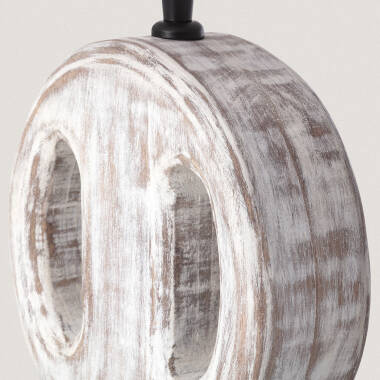 Product of Chandra Wooden Table Lamp ILUZZIA 