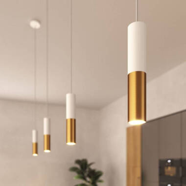 Product of Creative-Cables PSMV_ Pantalla Doble Tub-E14 LED Pendant Lamp