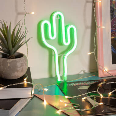 Produit de Néon LED Cactus à Piles 