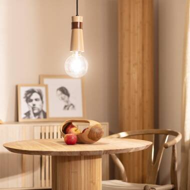 Product of Barsella Wood Pendant Lamp 