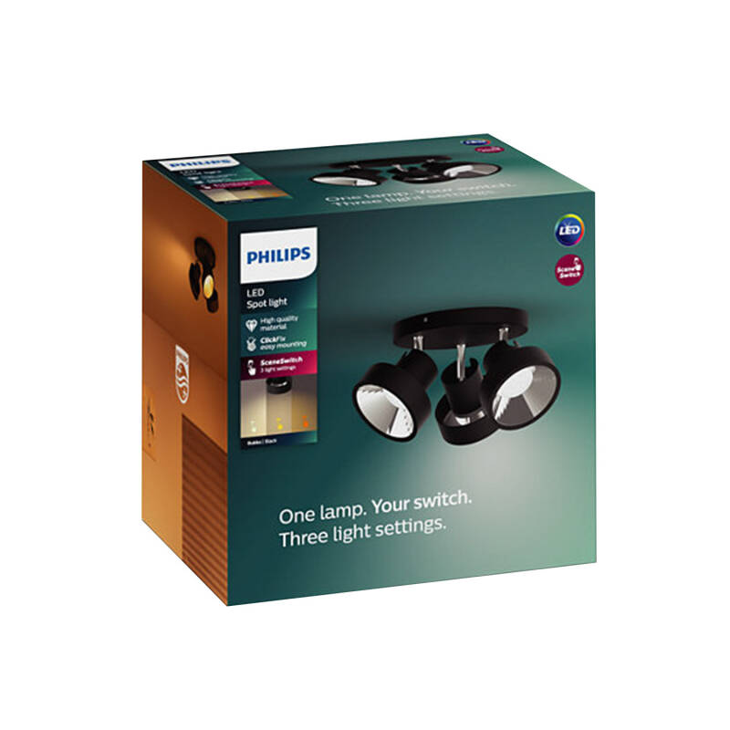 Product van Plafondlamp PHILIPS Triple Bukko 12.9W