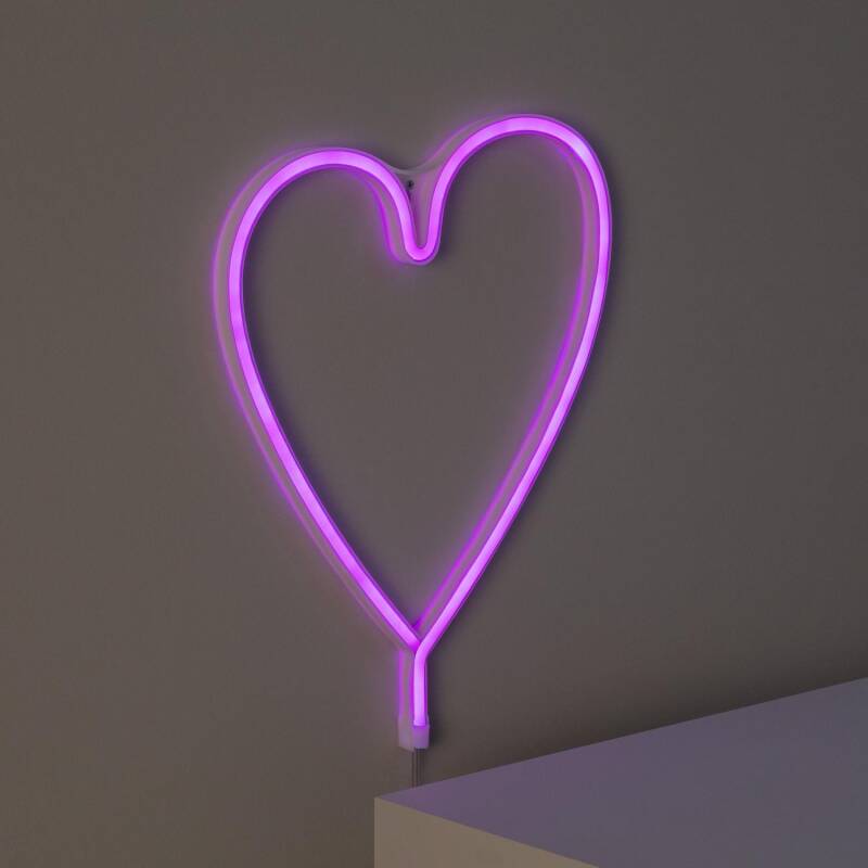 Produit de Néon LED Heart à Piles 