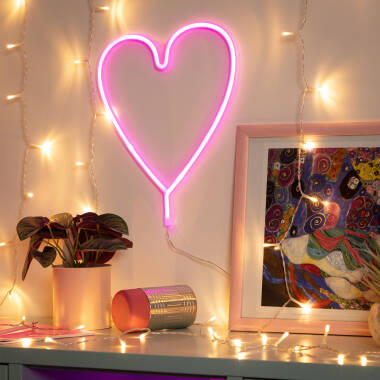 Produit de Néon LED Heart à Piles 