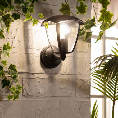 Product van Wandlamp Outdoor Aluminium Steun Onderzijde  Nasca