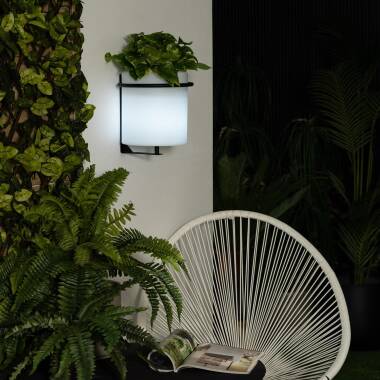 Product of 22cm Rechargeable IP65 RGBW Outdoor LED Plant Pot Wall Lamp