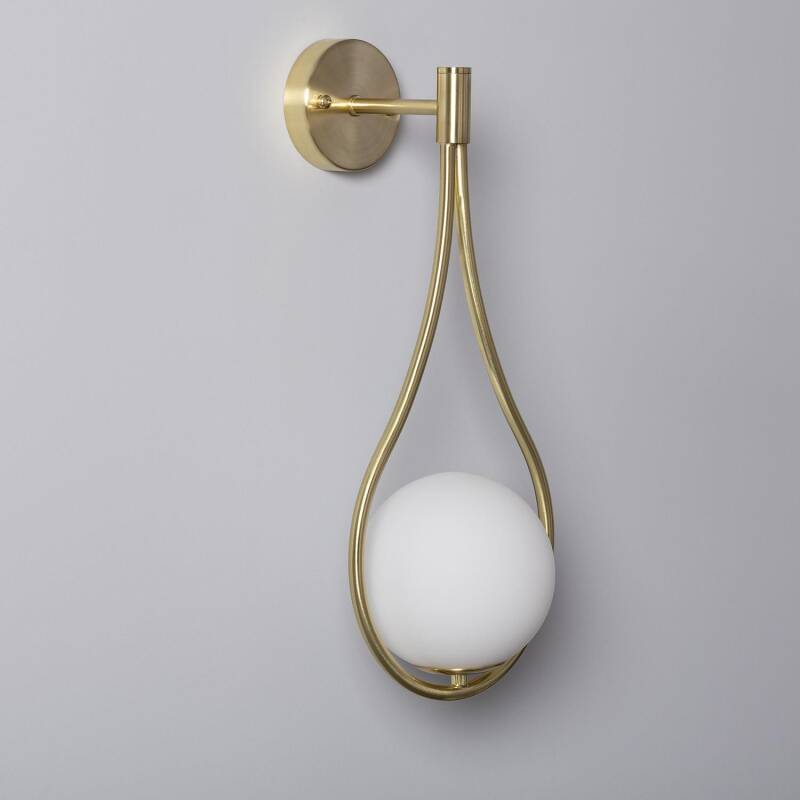 Produit de Lampe Murale Métal et Verre Moonlight