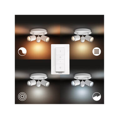 Prodotto da Lampada da Soffitto White Ambiance 3xGU10 Circolare PHILIPS Hue Adore