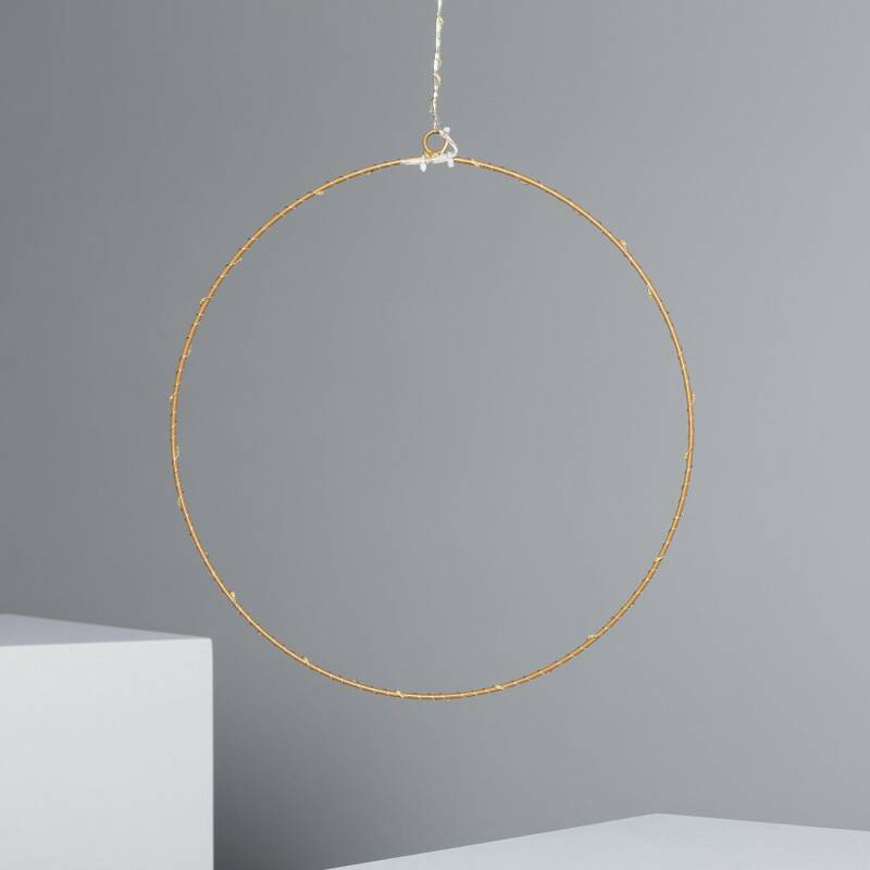 Product of Hoop with LED Light Garland