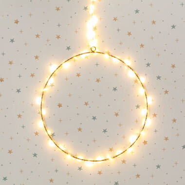 Product of Hoop with LED Light Garland