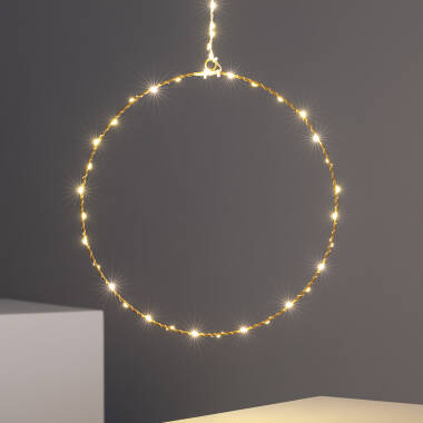 Product of Hoop with LED Light Garland