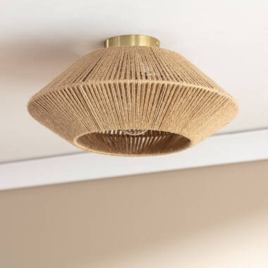 Product of Big Moksha Natural Rope Ceiling Lamp 