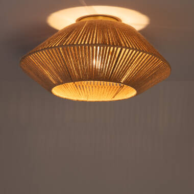 Product of Big Moksha Natural Rope Ceiling Lamp 