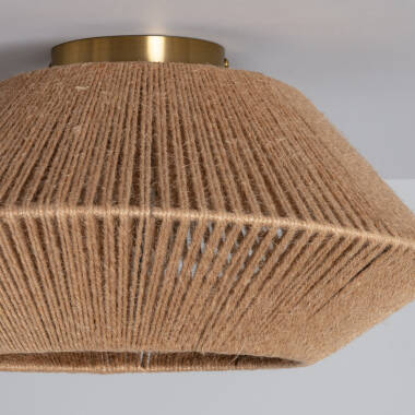 Product of Big Moksha Natural Rope Ceiling Lamp 