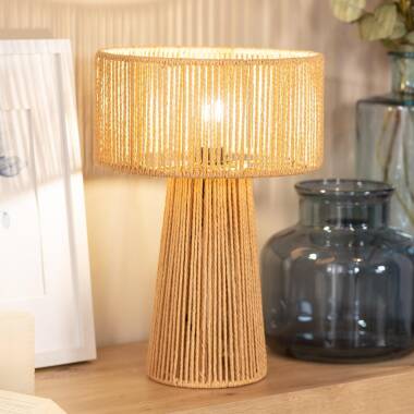 Product of Kala Lilium Braided Paper Table Lamp ILUZZIA