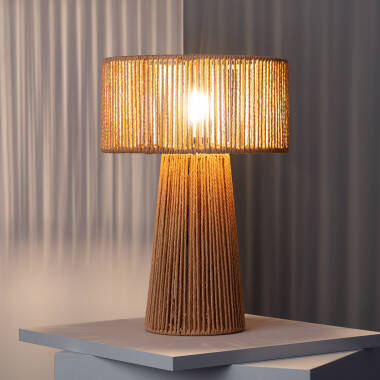 Product of Kala Lilium Braided Paper Table Lamp ILUZZIA