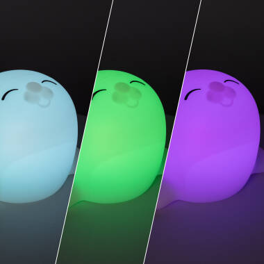 Produit de Veilleuse LED Phoque RGB en Silicone IP67