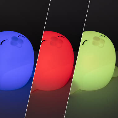 Produit de Veilleuse LED Phoque RGB en Silicone IP67