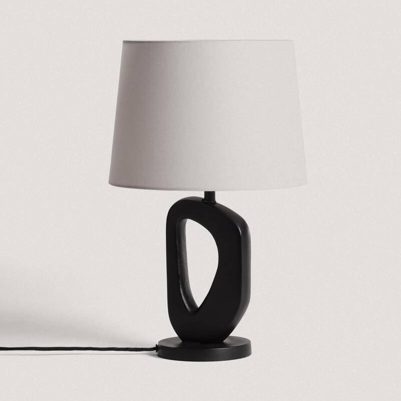 Product of Cave Wooden Table Lamp ILUZZIA 