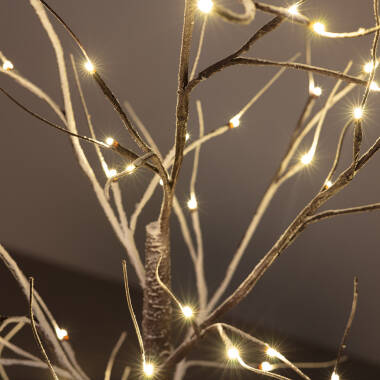 Prodotto da Albero di Natale 64 LED 150 cm Bianco Caldo