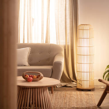 Product of Manddy Bamboo Floor Lamp