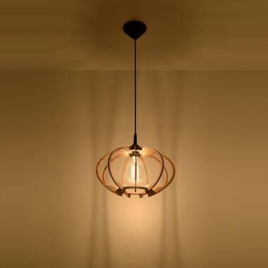 Product of Mandelino Wooden Pendant Lamp SOLLUX