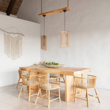 Product of Alexia Wooden Pendant Lamp SOLLUX