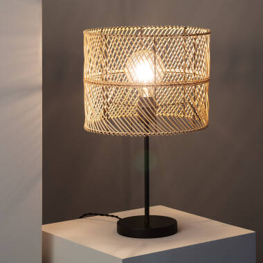 Produkt von Tischlampe Rattan Carrere