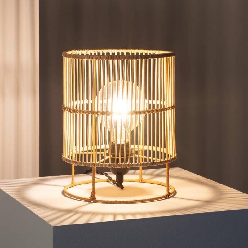 Product of Tabitha Rattan Table Lamp ILUZZIA