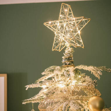 Produkt von LED-Stern für Weihnachtsbaum Metall mit Batterie Bellen