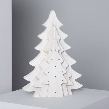 Produkt von LED-Weihnachtsbaum aus Holz mit Batterie Kolm