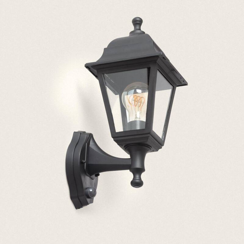 Produkt od Venkovní nástěnná Lampa s PIR Senzorem Sennen Black 