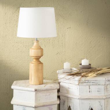 Product of Sansa Wooden Table Lamp ILUZZIA 