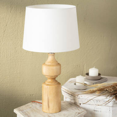 Product of Sansa Wooden Table Lamp ILUZZIA 